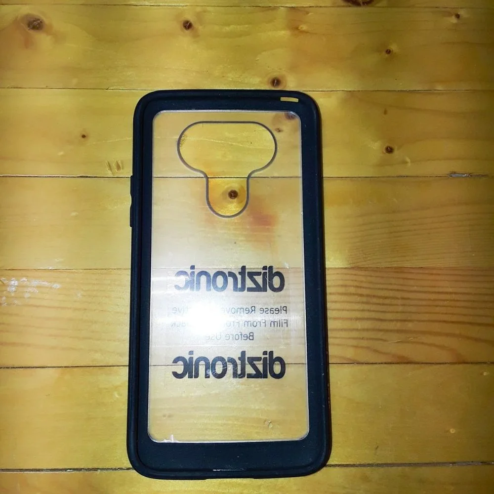 Black and Clear LG G5 TPU Bumper Phone Case